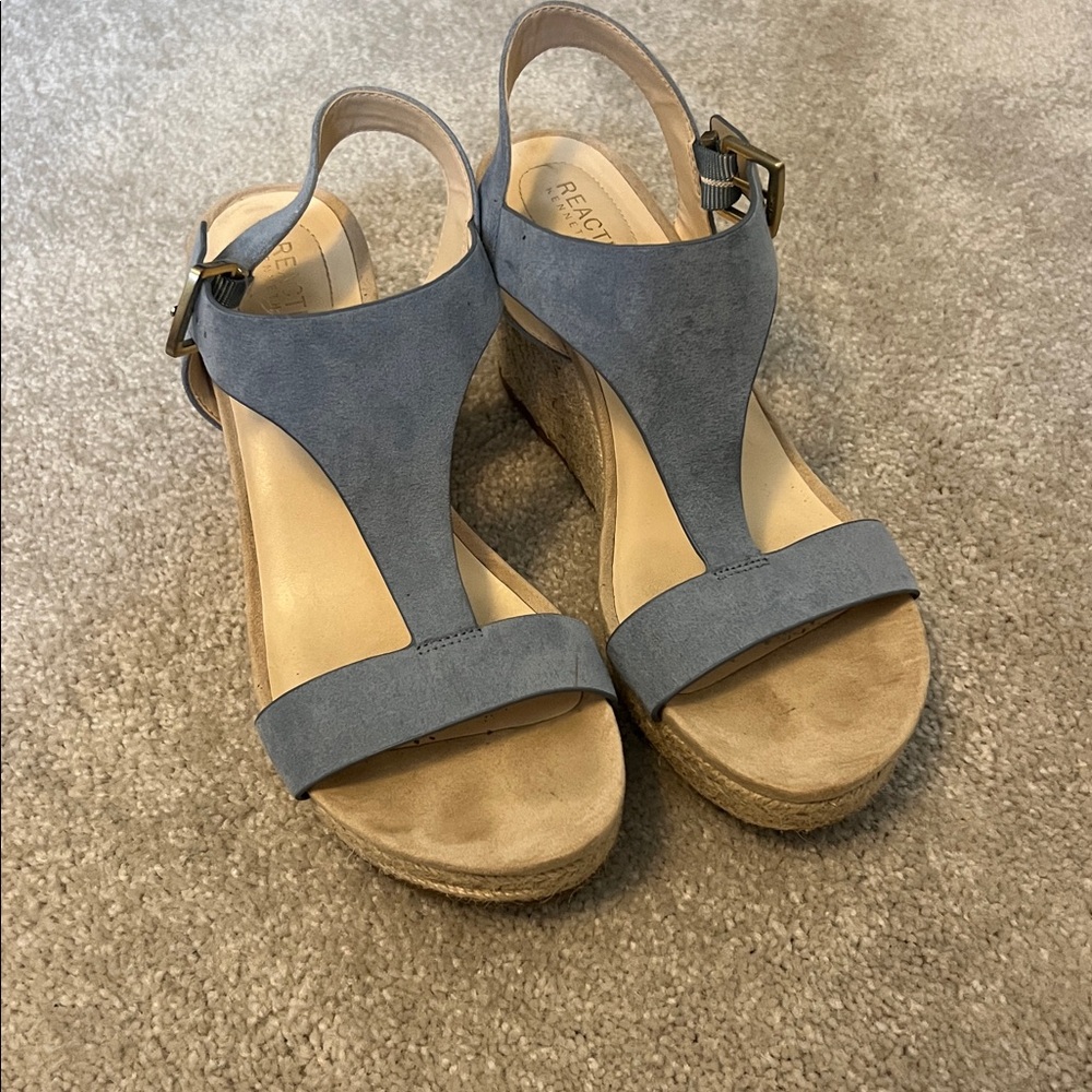 Kenneth Cole Reaction - blue Wedge Sandals